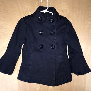 Old Navy Blue Double Breasted Jacket Size Medium